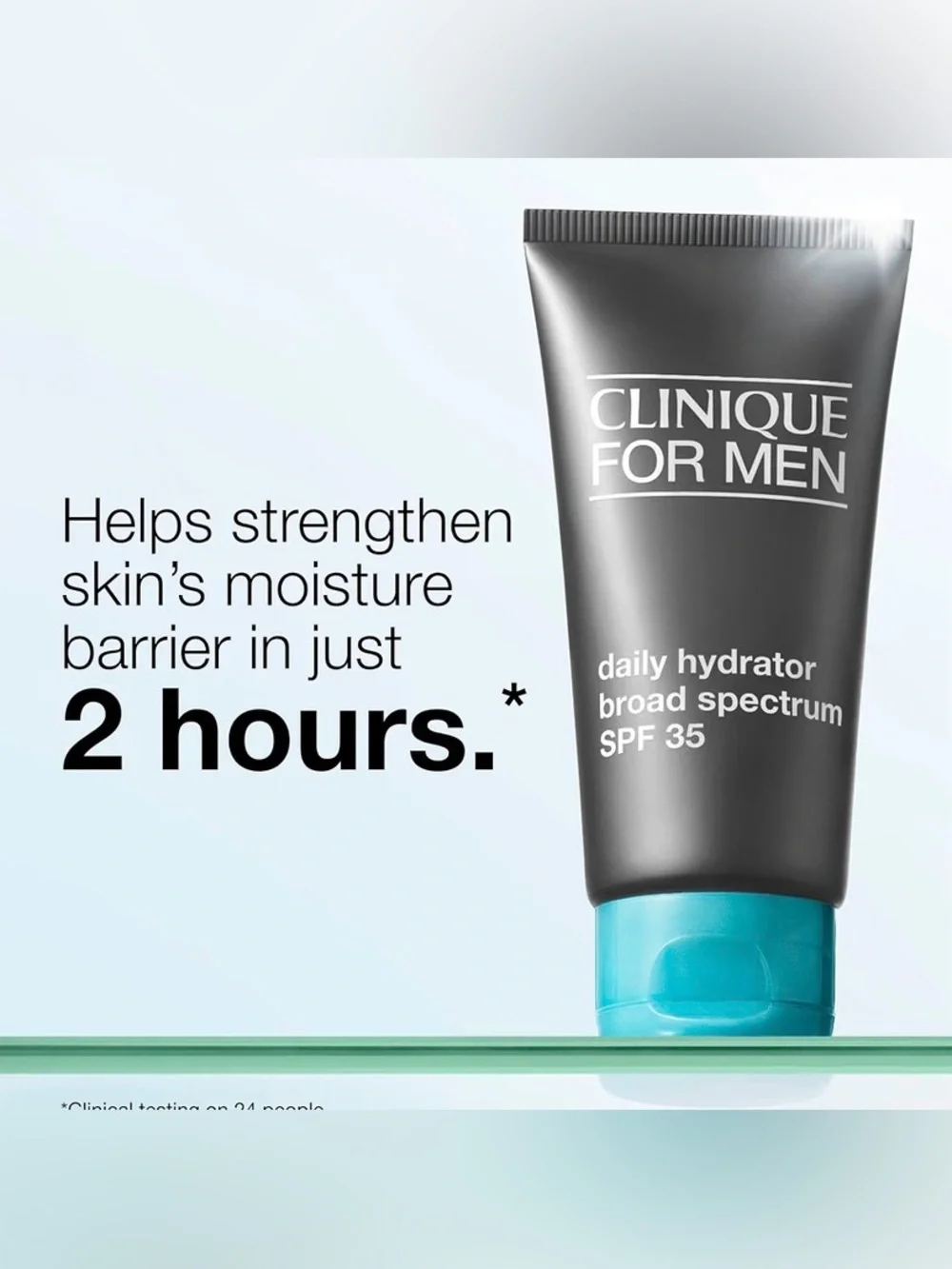 Clinique For Men Daily Hydrator SPF 35 Face Moisturizer Oil Free 2.5 oz